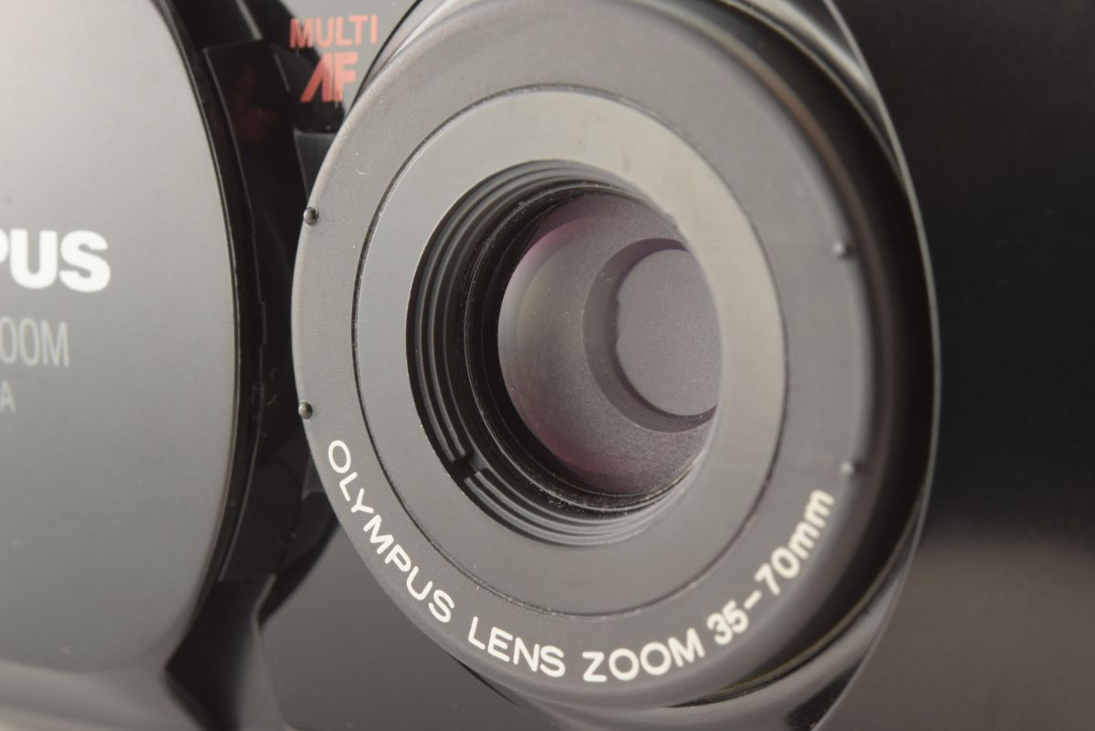 OLYMPUS オリンパスMju Zoom Panorama Black コンパクトフィルムカメラ