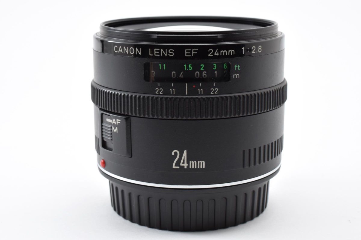 ☆極上品☆ Canon キヤノン キャノン EF 24mm F2.8 前後キャップ付き