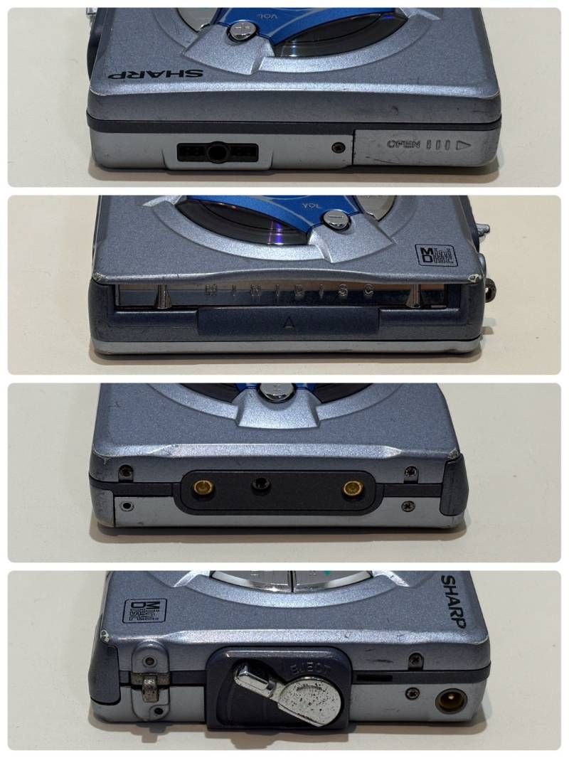 SHARP ポータブルMDヘッドホンプレーヤー MD-SS312 リモコン付き SONY
