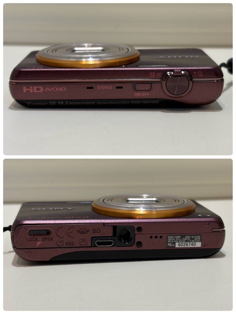 SONY Cyber-shot DSC-WX100 コンパクトデジタルカメラ ブラウン 動作