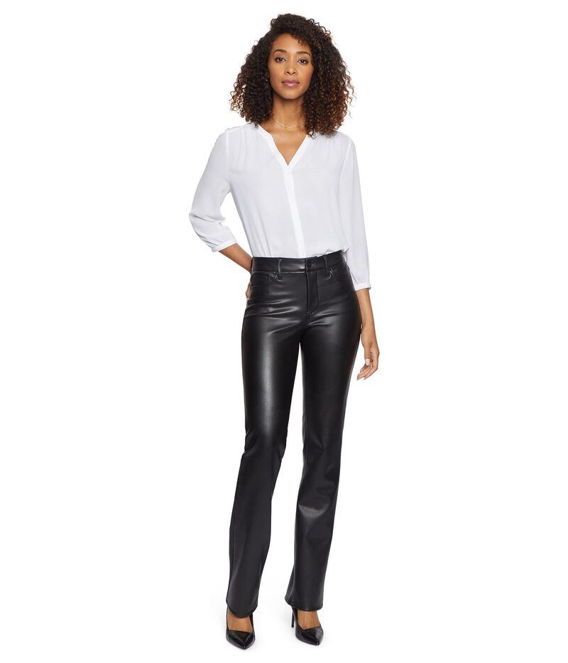 エヌワイディージェイ レディース ボトムス カジュアルパンツ プチ Nydj Petite Marilyn Straight Black ブラック 20,610円