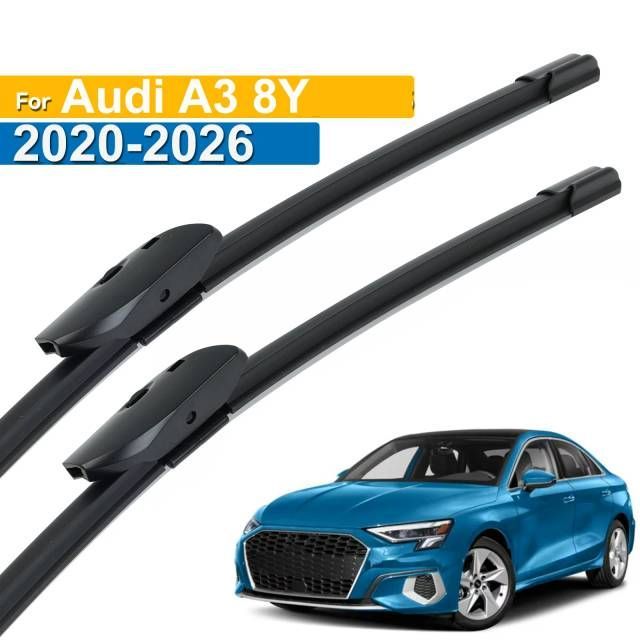 Wiper フロントワイパーブレード Audi A3 8Y 2020 - 2026 用 フロント