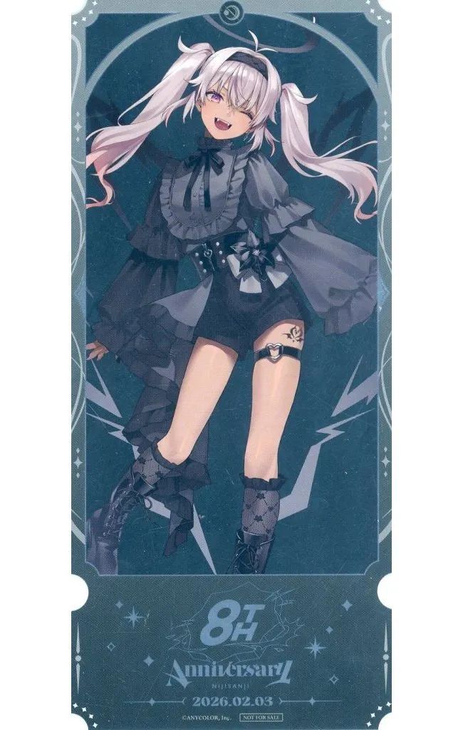 中古】キャラカード 魔使マオ チケット風カード Bver. 「バーチャル