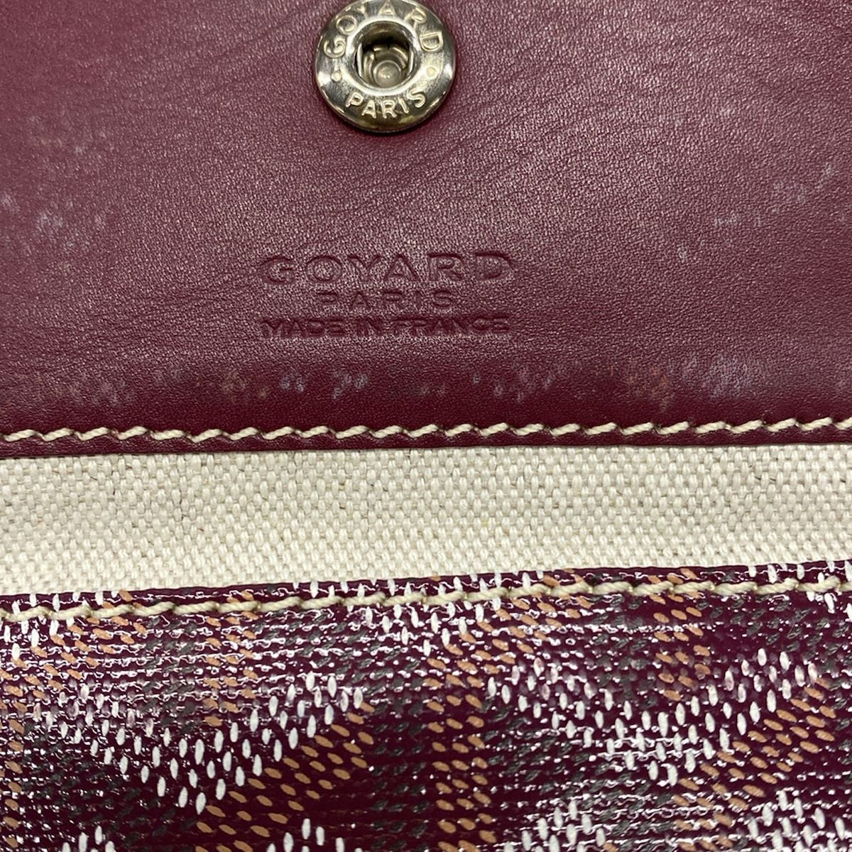 GOYARD(ゴヤール) トートバッグ サンルイPM ボルドー レザー - メルカリ