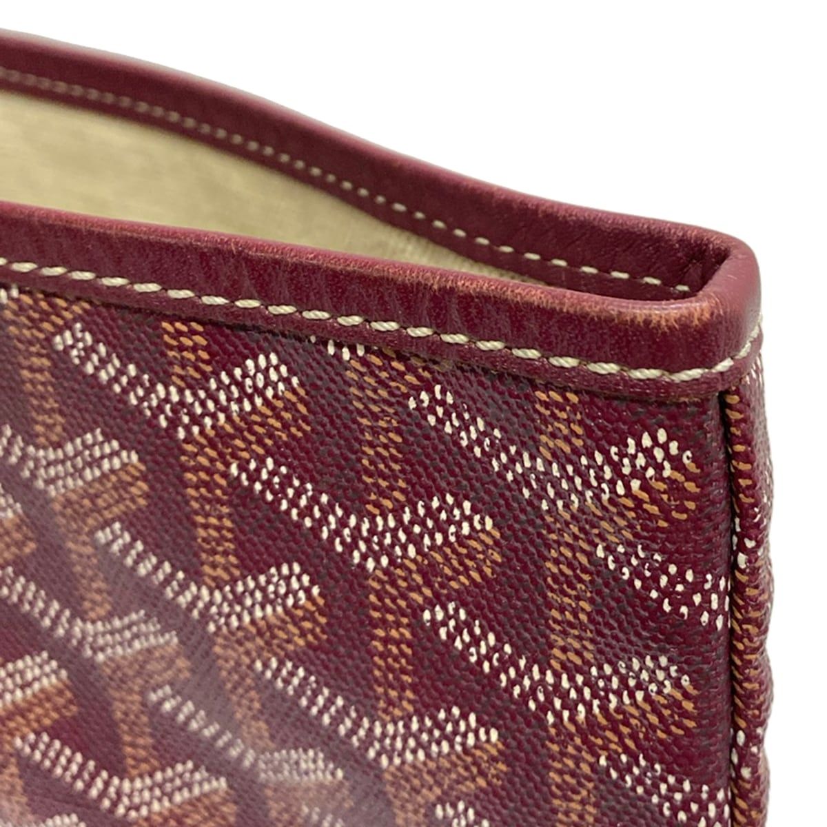 GOYARD(ゴヤール) トートバッグ サンルイPM ボルドー レザー - メルカリ