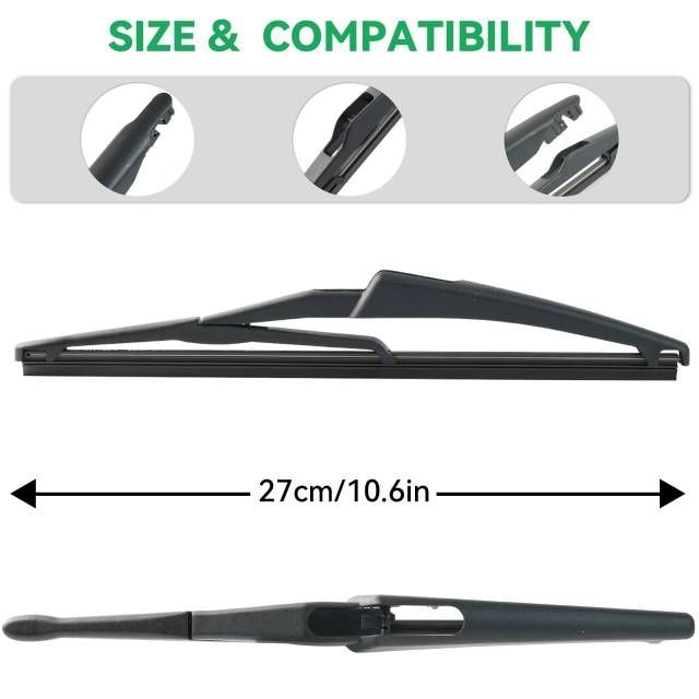 Wiper 10インチ リアワイパーブレード Jeep Renegade BU 2014 - 2023用