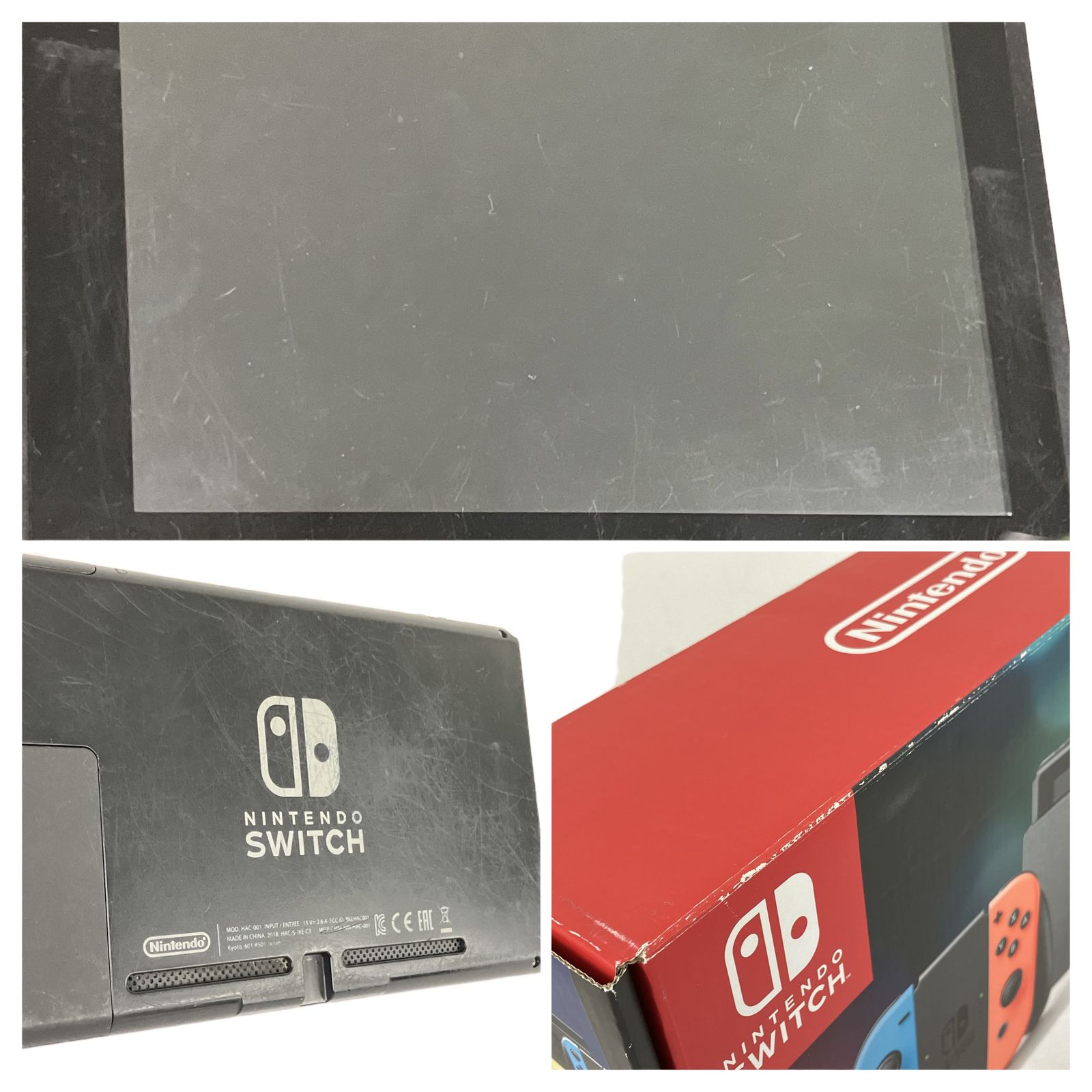 Nintendo Switch HAC-S-KABAA 初期型 スイッチ ネオンブルー・ネオン
