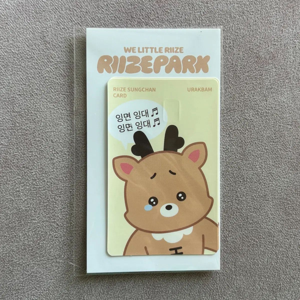 RIIZE（ライズ） ソンチャン(SUNGCHAN) ウROCK(ロック) カード