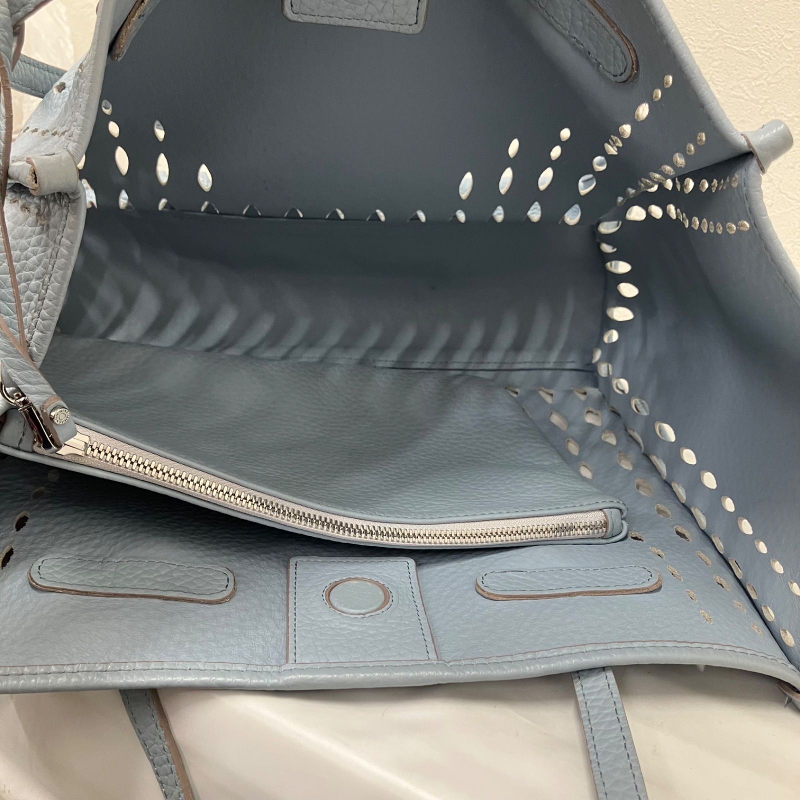Y9082 GIANNI CHIARINI ジャンニキアリーニ ジャンニキャリーニ トート