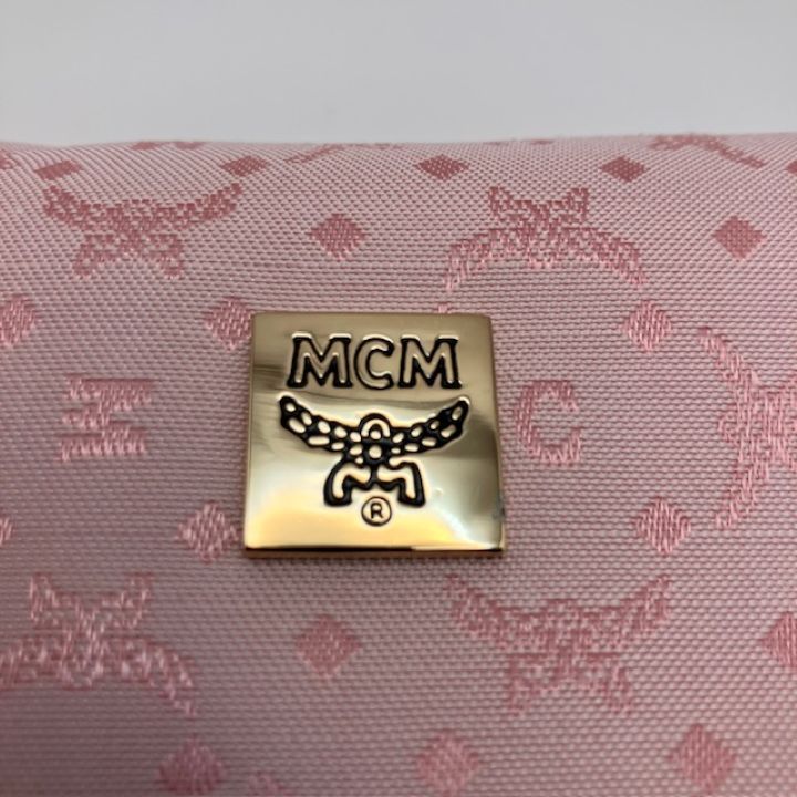MCM エムシーエム コスメポーチ ピンク ヴィセトス柄 - メルカリ