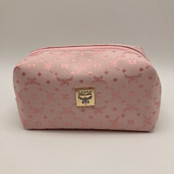 MCM エムシーエム コスメポーチ ピンク ヴィセトス柄 - メルカリ