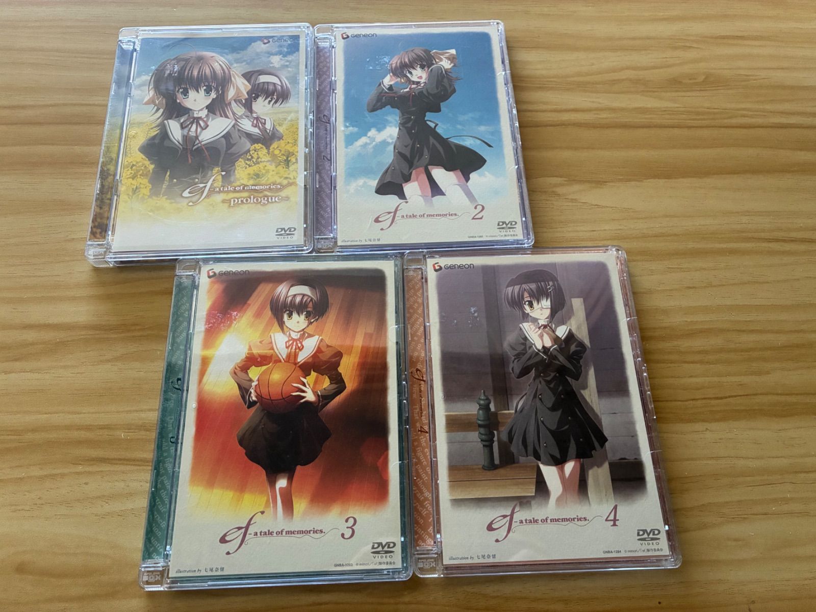 中古][DVD] ef - a tale of memories.4点セット／ ~prologue~+2-4巻