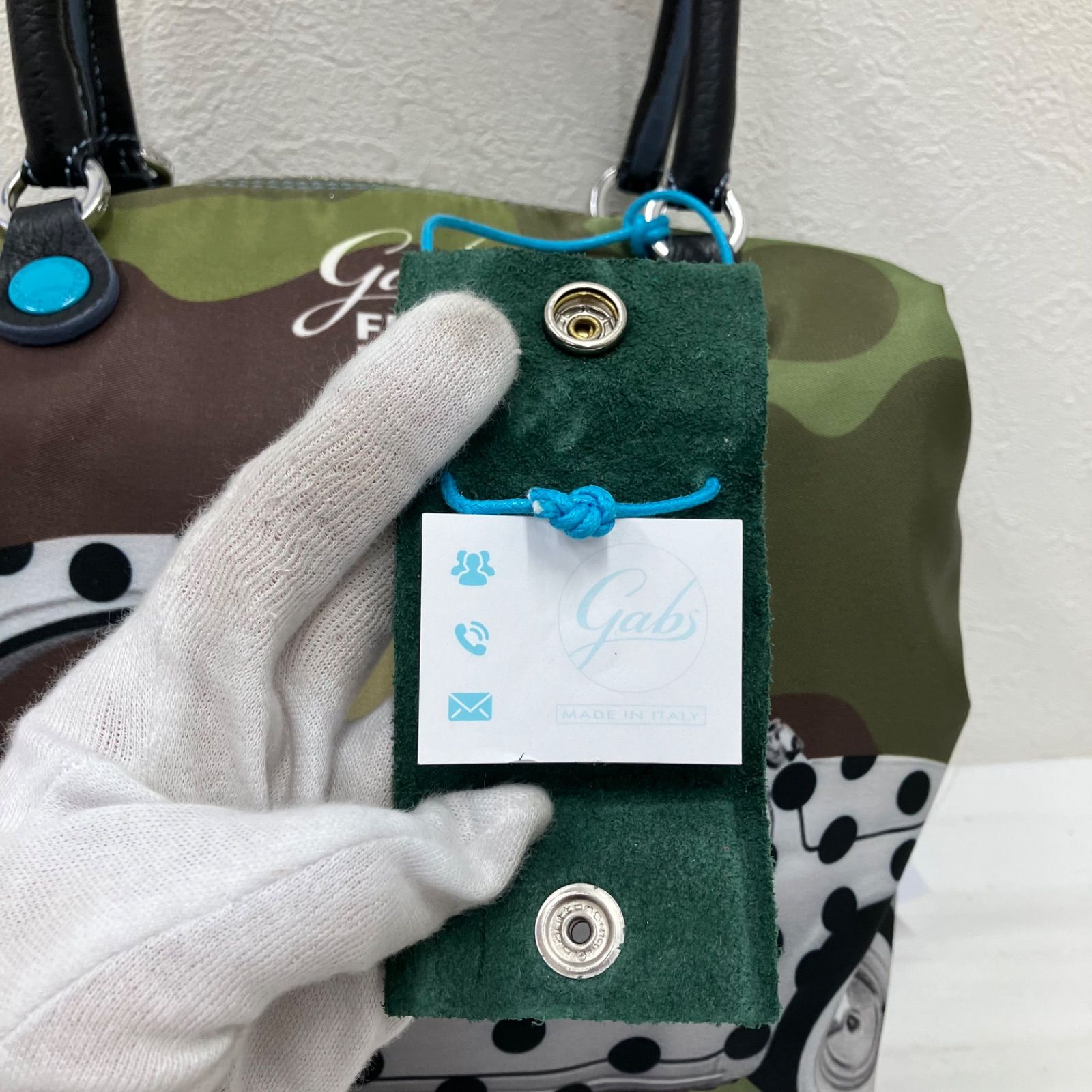 9439 【良品】 gabs ガブス FIAT 500 コラボ ショルダーバッグ トート
