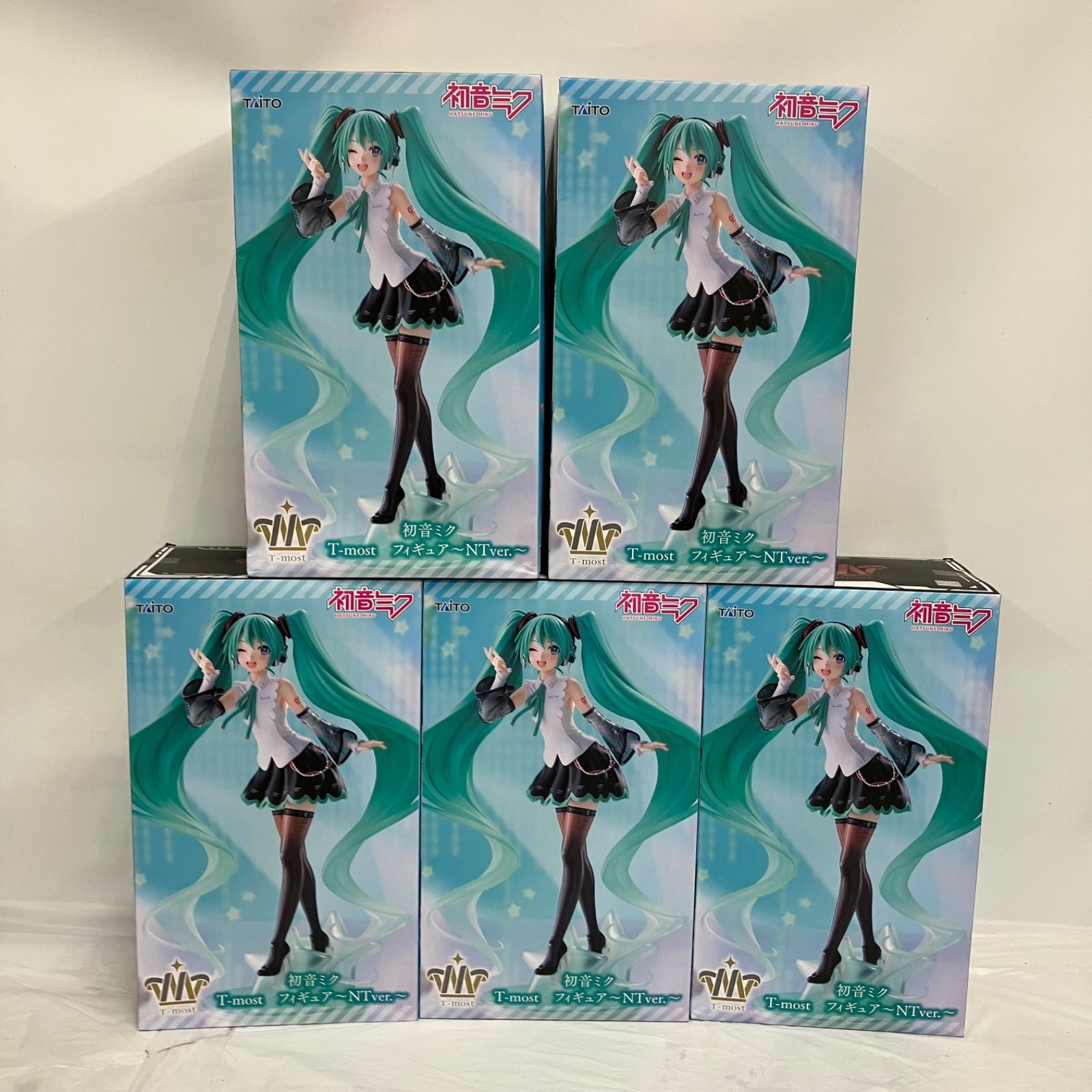 未開封 初音ミク T-most NTver. フィギュア 5個セット LFK004 f107
