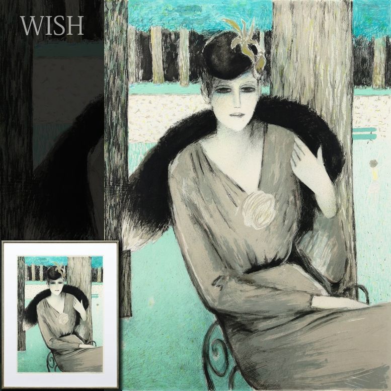 真作】【WISH】カシニョール Jean-Pierre Cassigneul「水曜日の午後