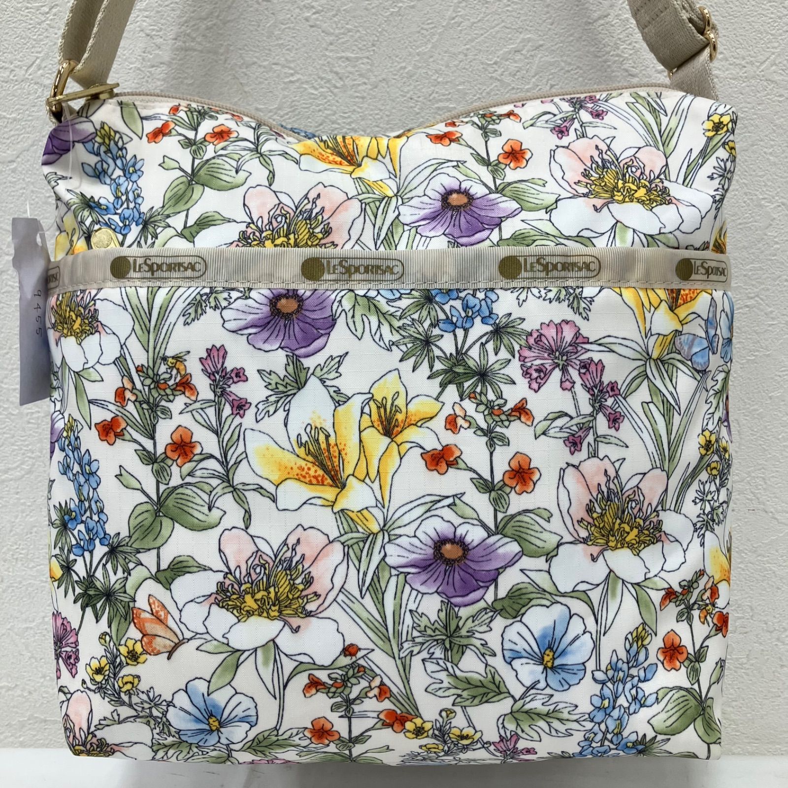 9455 【美品】 LeSportsac レスポートサック ショルダーバッグ ライト 