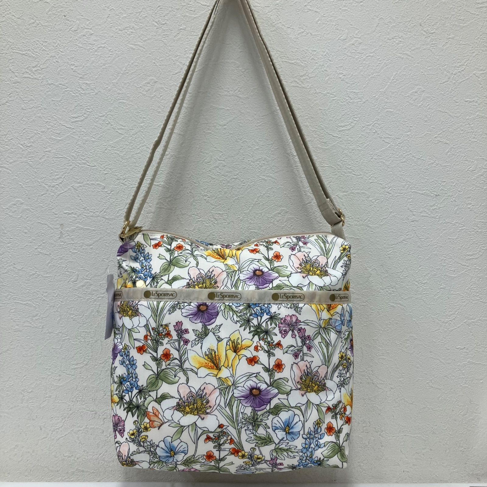 9455 【美品】 LeSportsac レスポートサック ショルダーバッグ ライト 