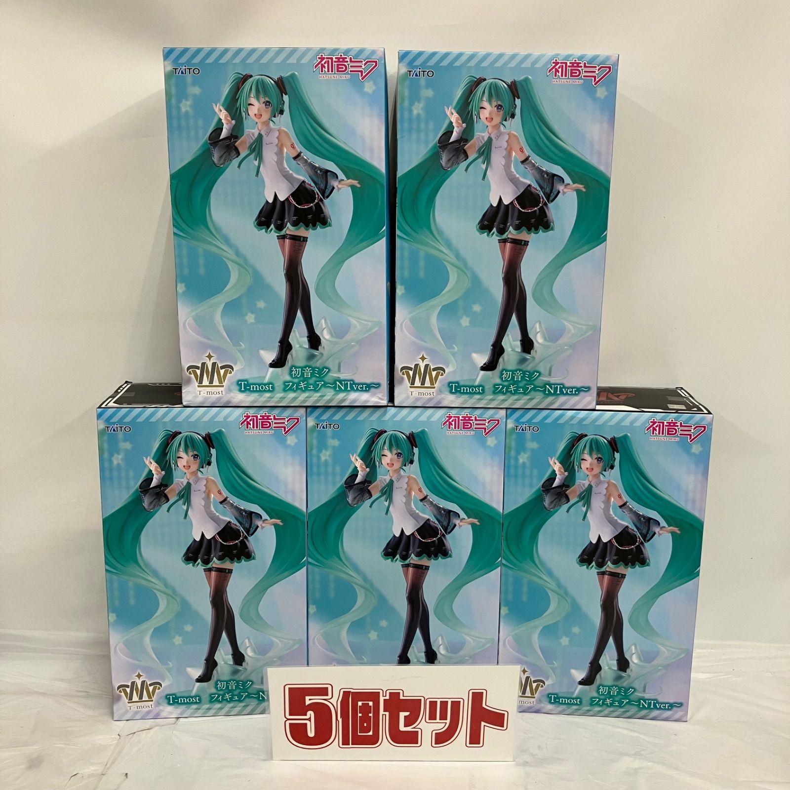 未開封 初音ミク T-most NTver. フィギュア 5個セット LFK009 f107