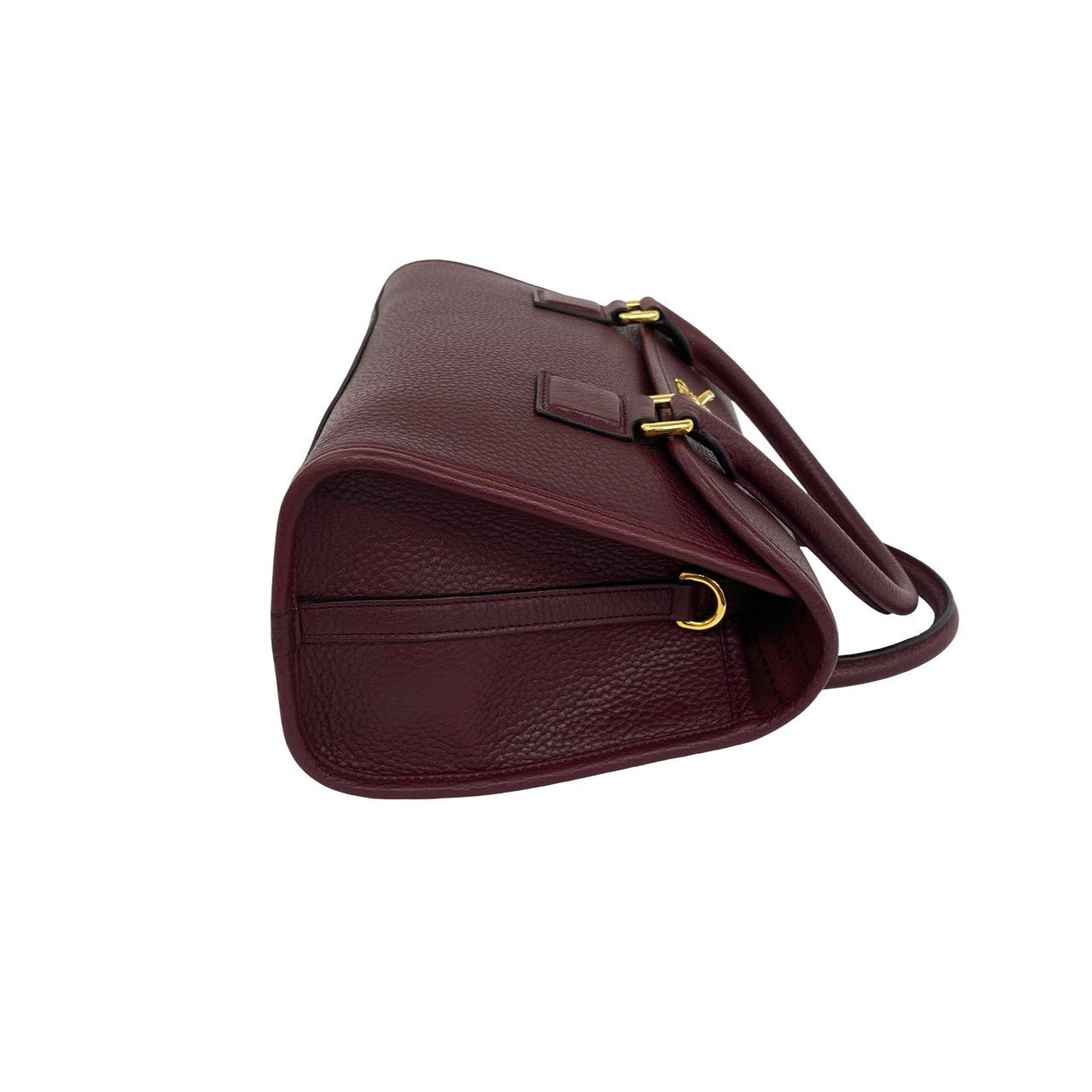 ほぼ未使用 袋付 LOEWE ロエベ アナグラム ロゴ 金具 レザー 本革 2way