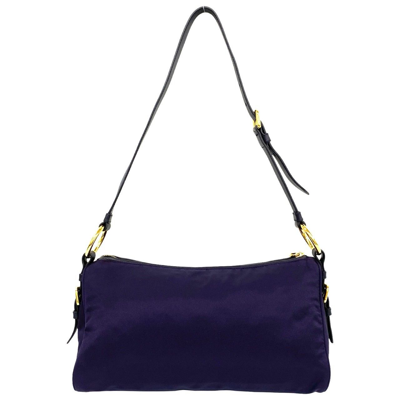 極 美品 PRADA プラダ 三角ロゴ プレート 金具 テスート ポコノ 