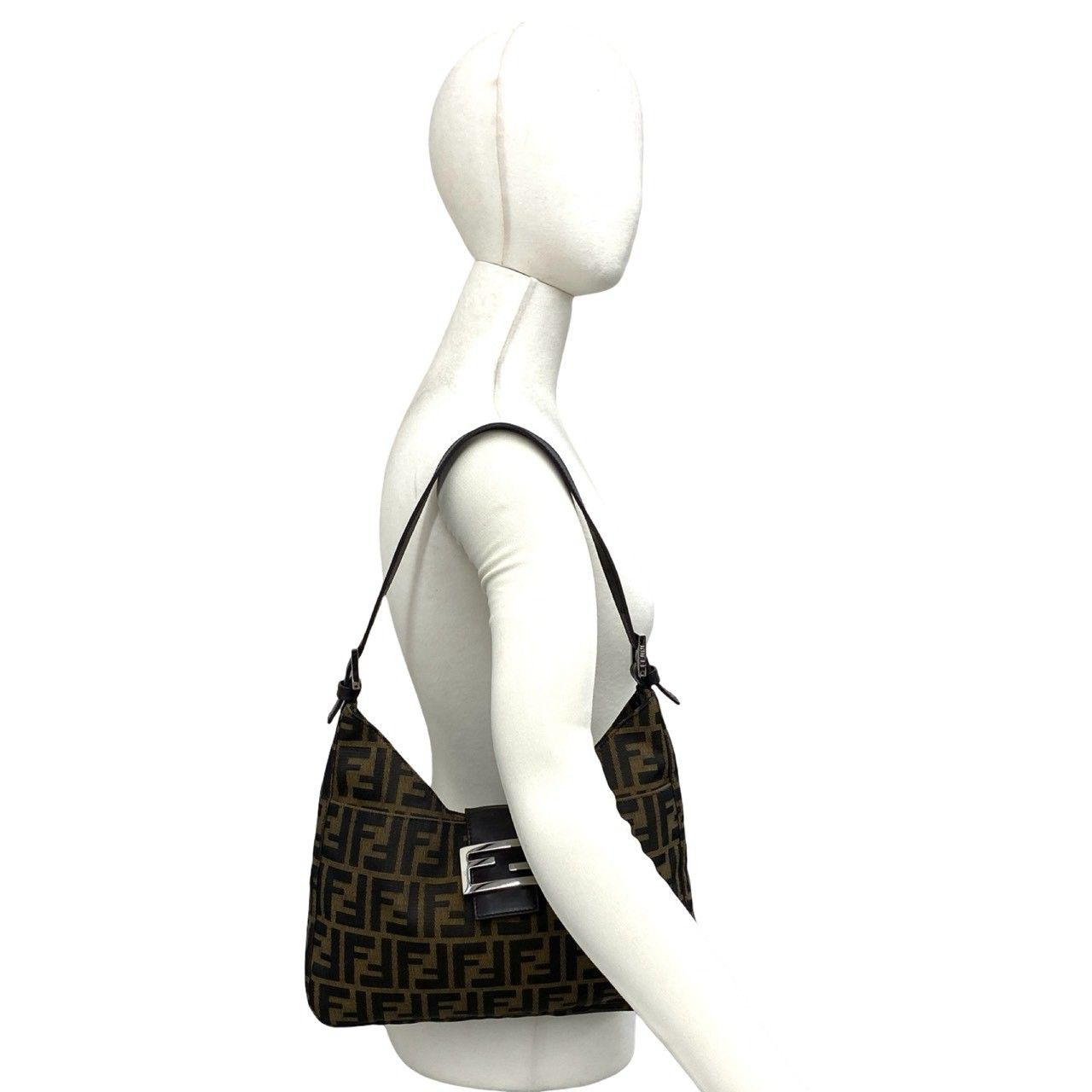 極 美品 FENDI フェンディ ヴィンテージ ズッカ FF 柄 キャンバス