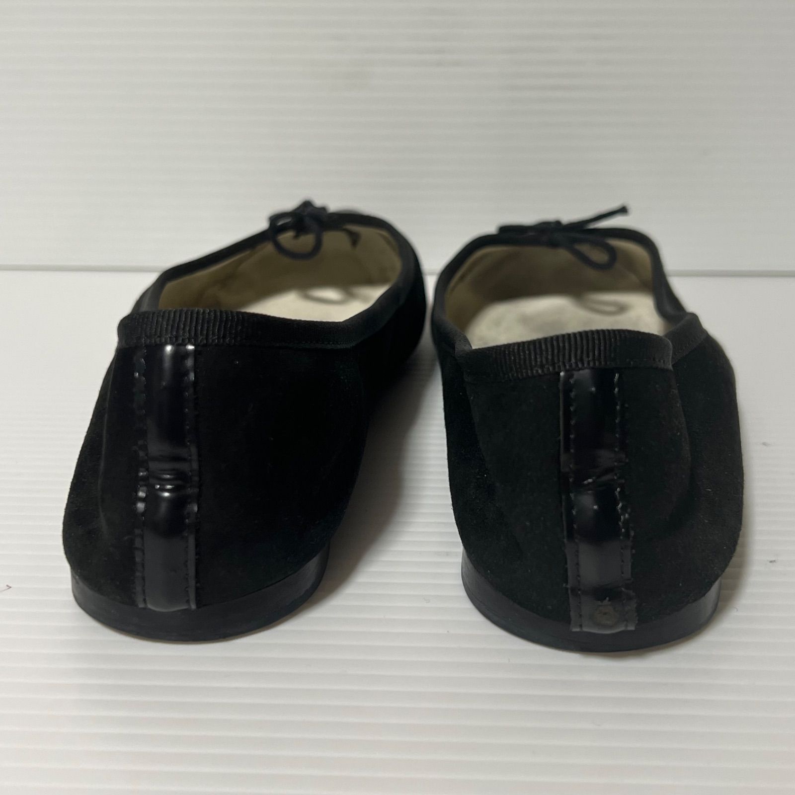repetto】 レペット フラットパンプス スエード エナメル バレエ
