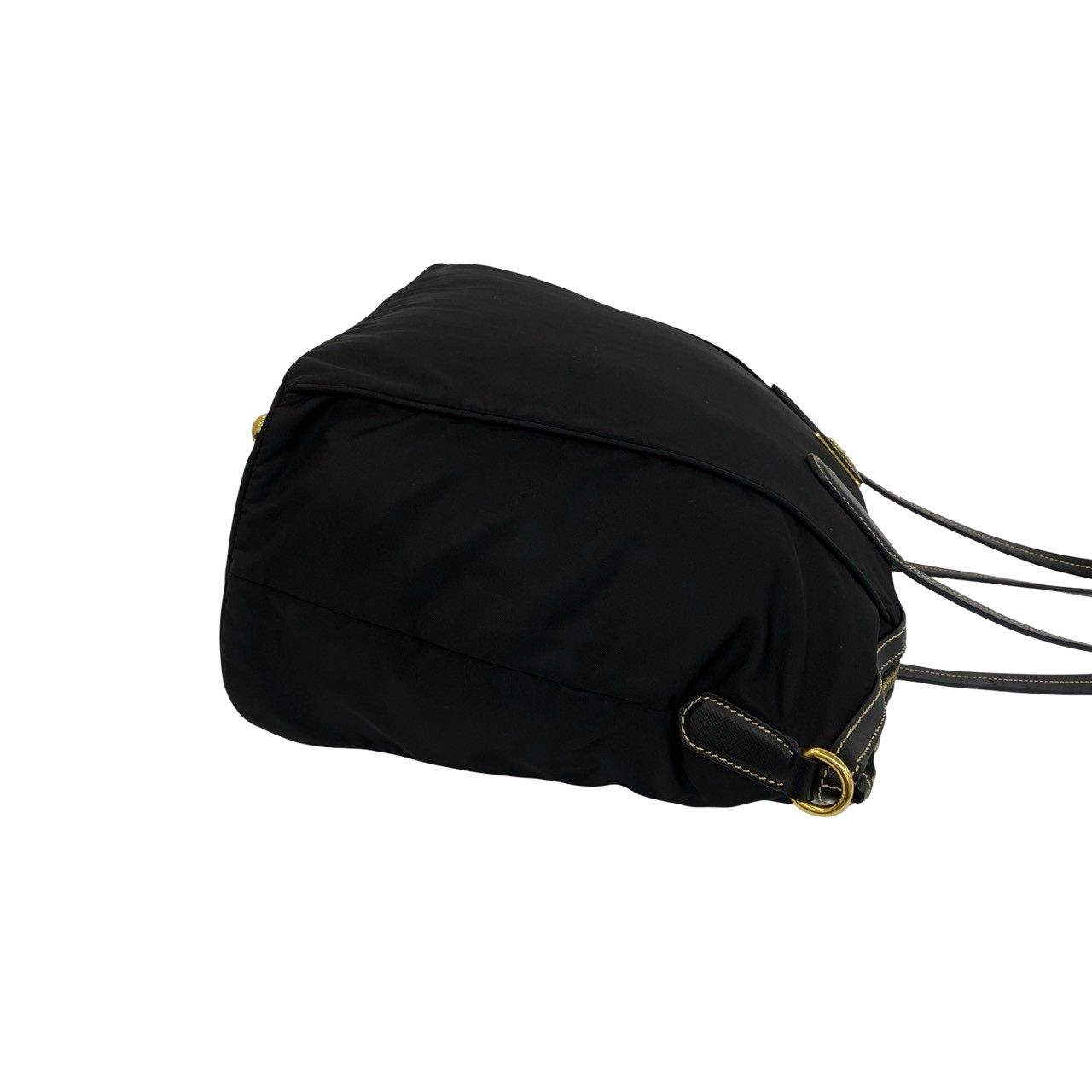 極 美品 保存袋付き PRADA プラダ 三角ロゴ 金具 テスート ポコノ