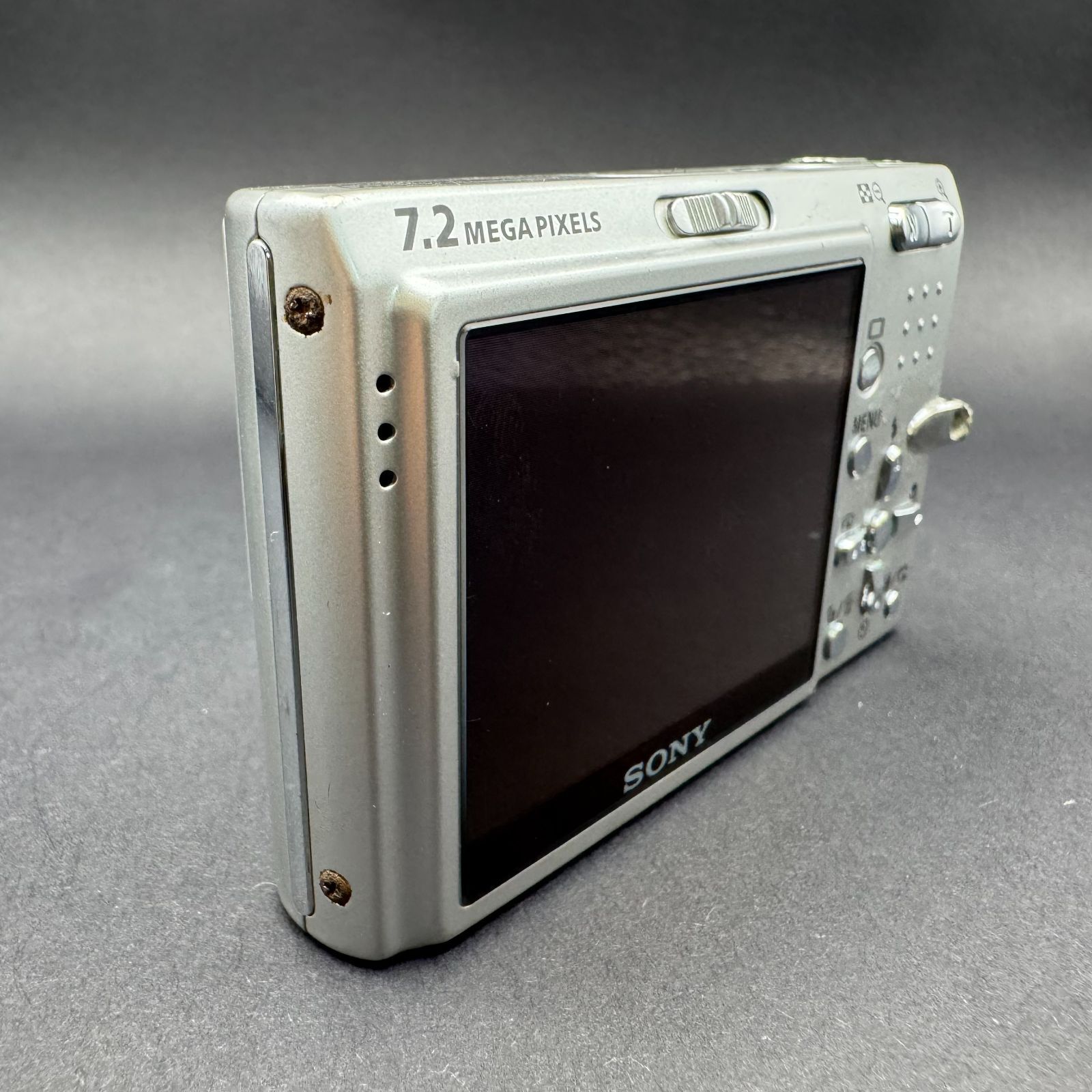 動作品・訳あり】SONY Cyber-shot 7.2MEGA PIXELS DSC-T10 コンパクト