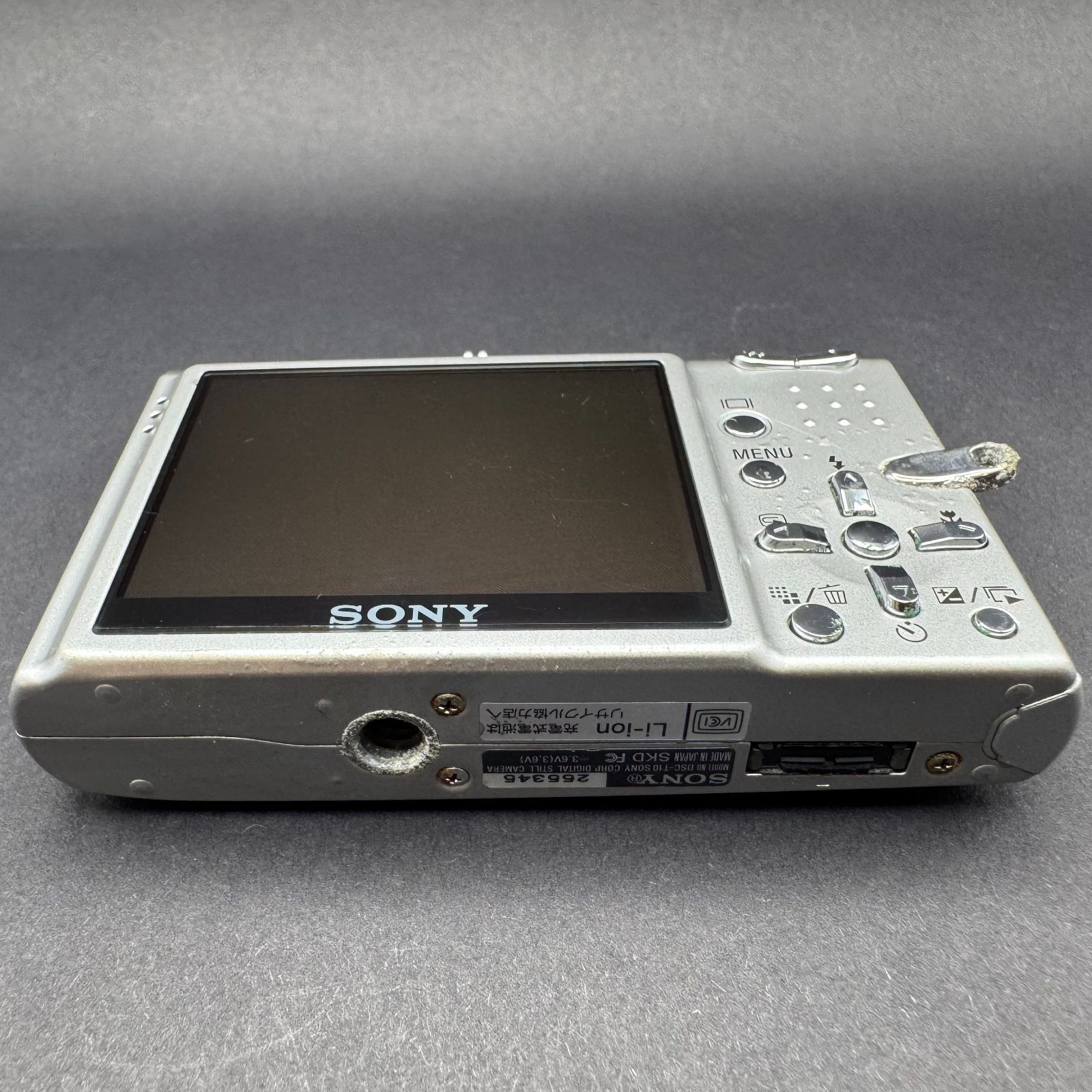 動作品・訳あり】SONY Cyber-shot 7.2MEGA PIXELS DSC-T10 コンパクト