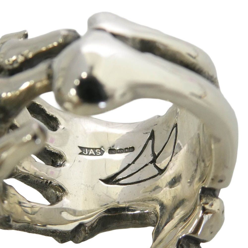 CRAZY PIG クレイジーピッグ 購入時証明書付属 Bone Hand Ring ボーン
