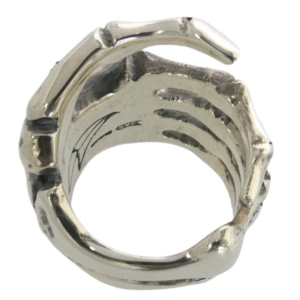 CRAZY PIG クレイジーピッグ 購入時証明書付属 Bone Hand Ring ボーン