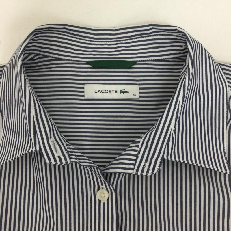 ラコステ lacoste CF4741 ボリュームスリーブ ストライプクロップド 