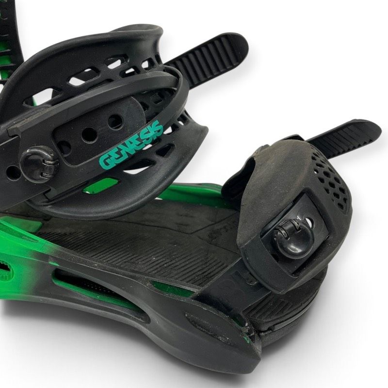 BURTON GENESIS スノーボード ビンデイング グリーン Mサイズ 1020T