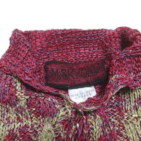エムアンドキョウコ M.&KYOKO 美品 ニット プルオーバー ノースリーブ