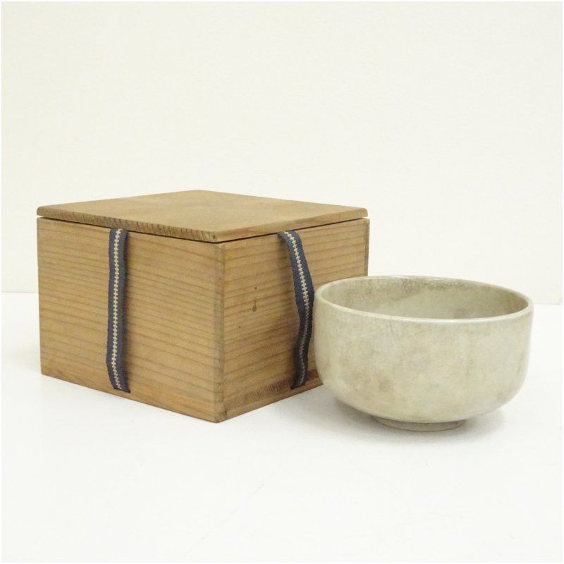 白釉茶碗（保護箱） 茶道 抹茶 おしゃれ 抹茶茶碗 抹茶碗 和食器
