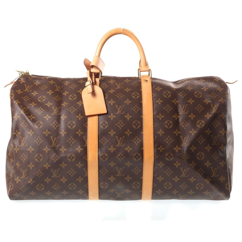 LouisVuittonルイヴィトン ダークブラウン モノグラム ボストンバッグ LOUIS VUITTON (ルイヴィトン) モノグラム キーポル55 PVC レザー
