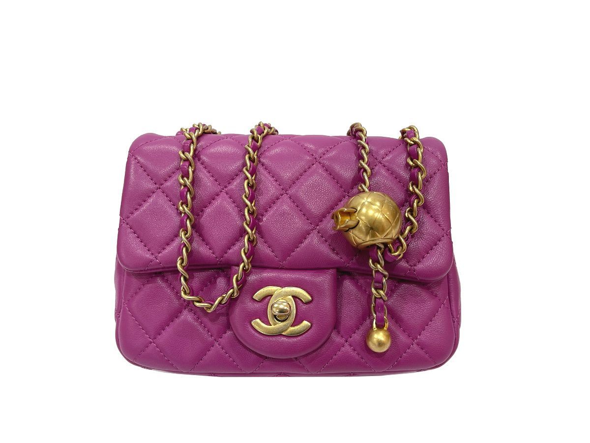 新品同様品】CHANEL シャネル AS1786 ミニ マトラッセ ボール チェーン