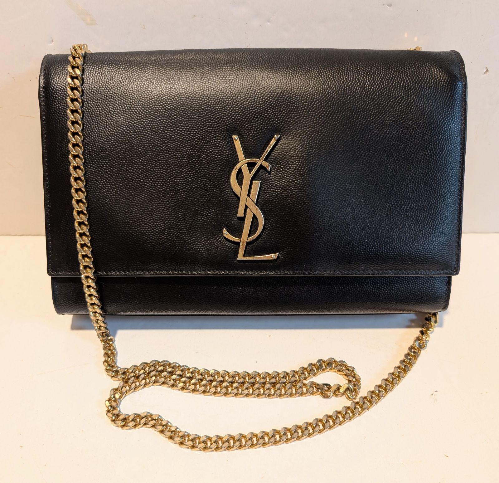 SAINT LAURENT PARIS】サンローランパリ『YSLロゴ ケイト チェーン