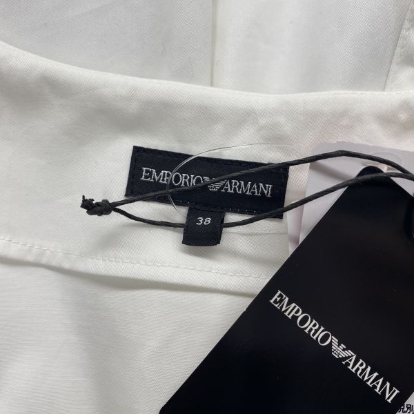 ◇ 未使用 エンポリオアルマーニ ARMANI シャツワンピース 半袖 ミモレ