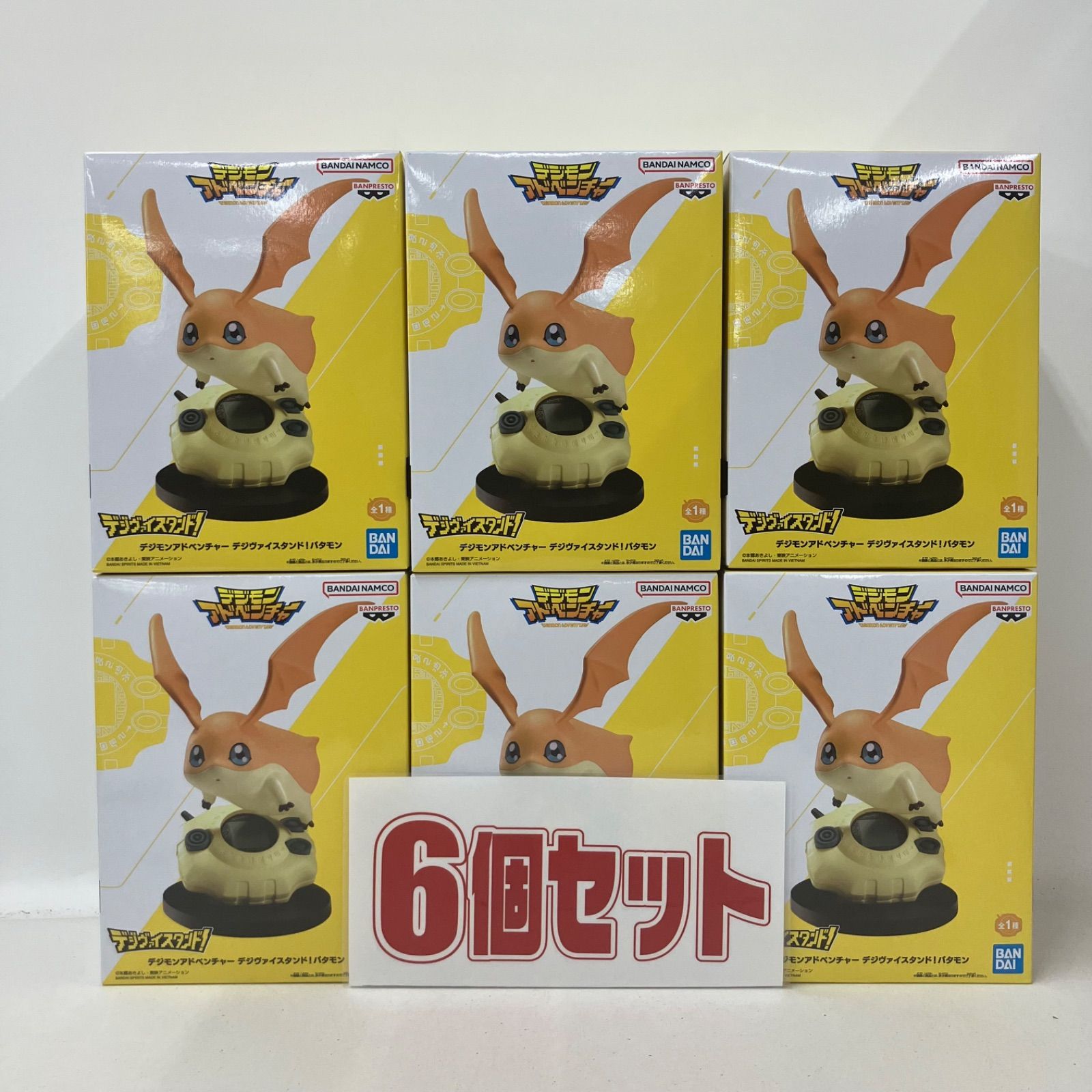 デジモンアドベンチャー デジヴァイススタンド！ フィギュア 6点セット 未開封 デジモンアドベンチャー デジヴァイスタンド フィギュア