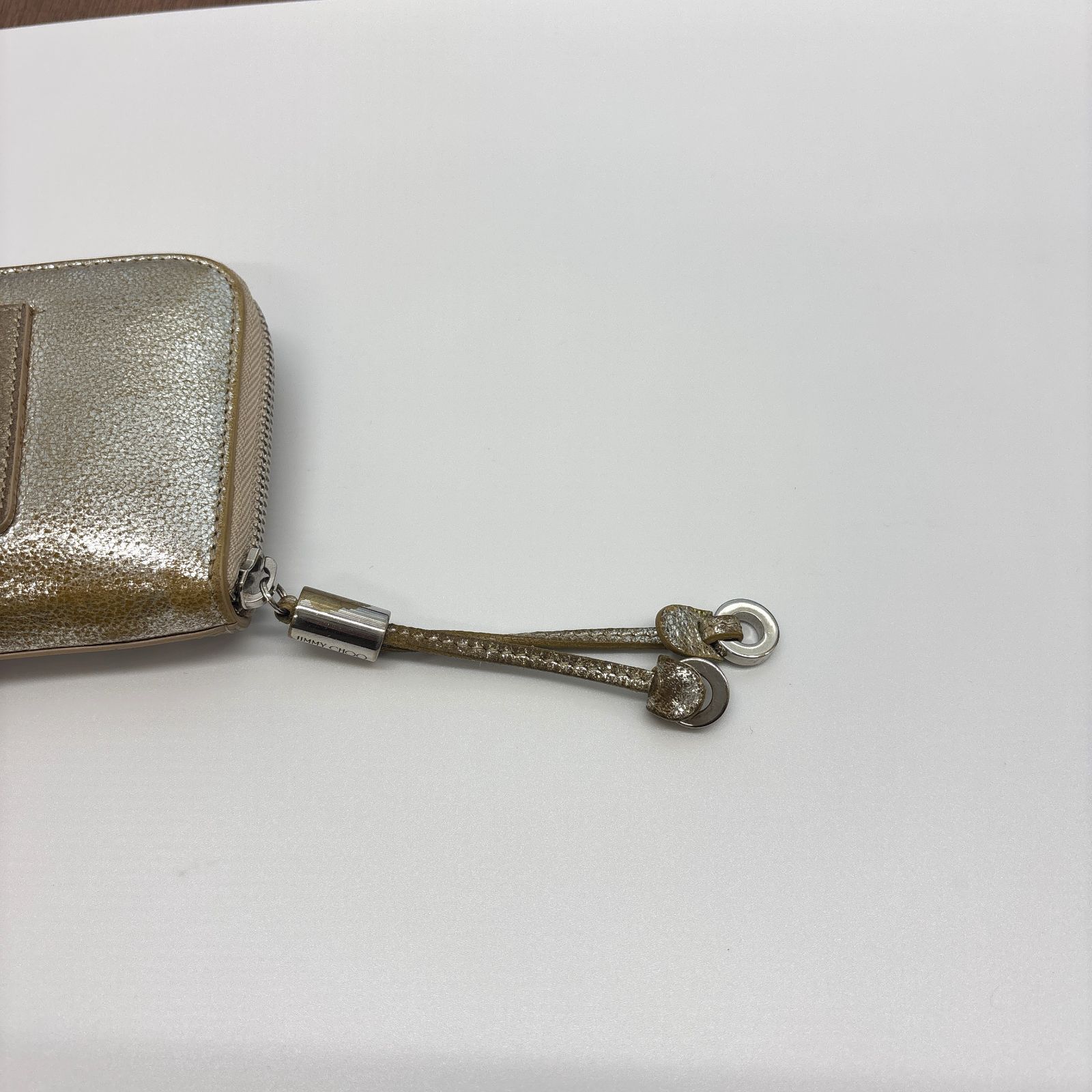 人気】ジミーチュウ スタースタッズ 長財布 シャンパンゴールド 金運