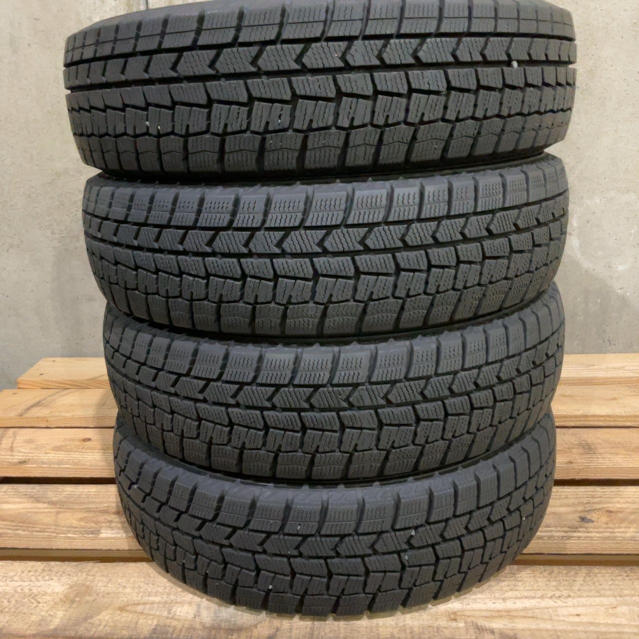 155/65R14 2025年 DUNLOP WINTER MAXX WM02 タイヤ4本セット - メルカリ