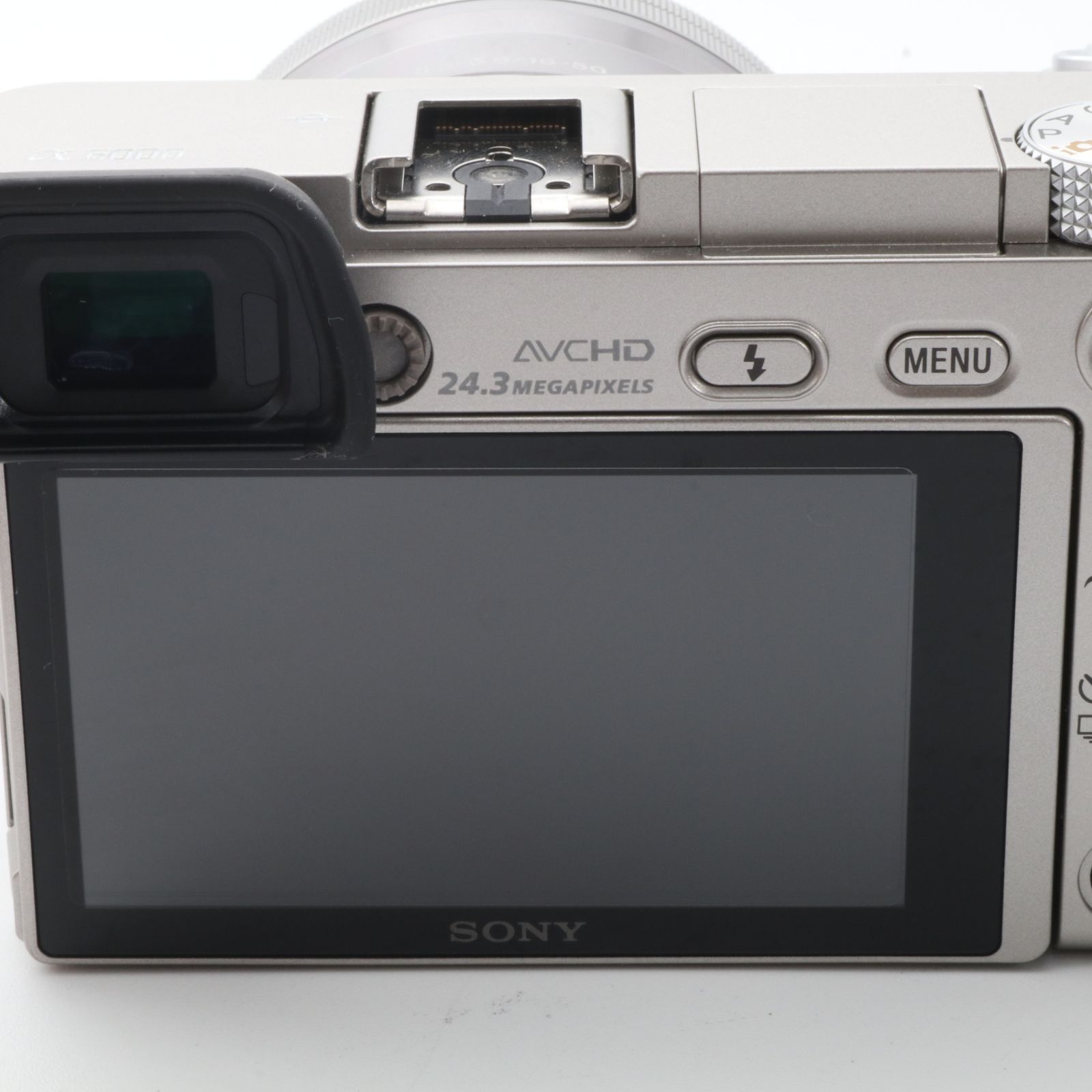シャッター回数：2100回】SONY α6000 ILCE-6000 レンズキット シルバー
