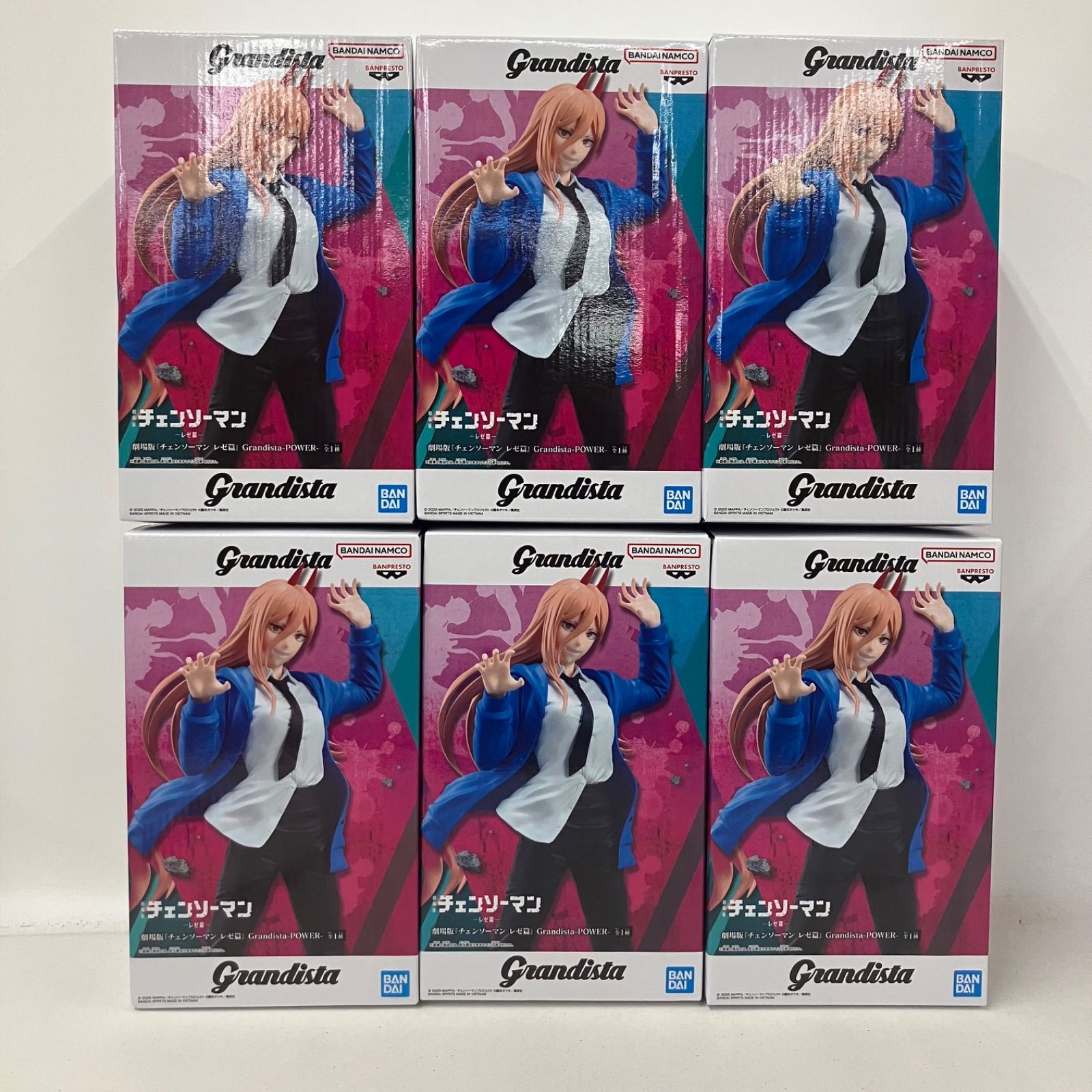 チェンソーマン Grandista パワー 6点セット 未開封 チェンソーマン Grandista フィギュア パワー 6個セット LFK092
