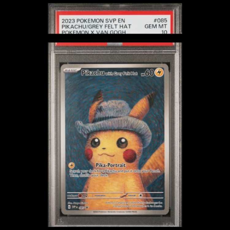 PSA10】 Pikachu with Grey Felt Hat 《ゴッホピカチュウ》 (プロモ