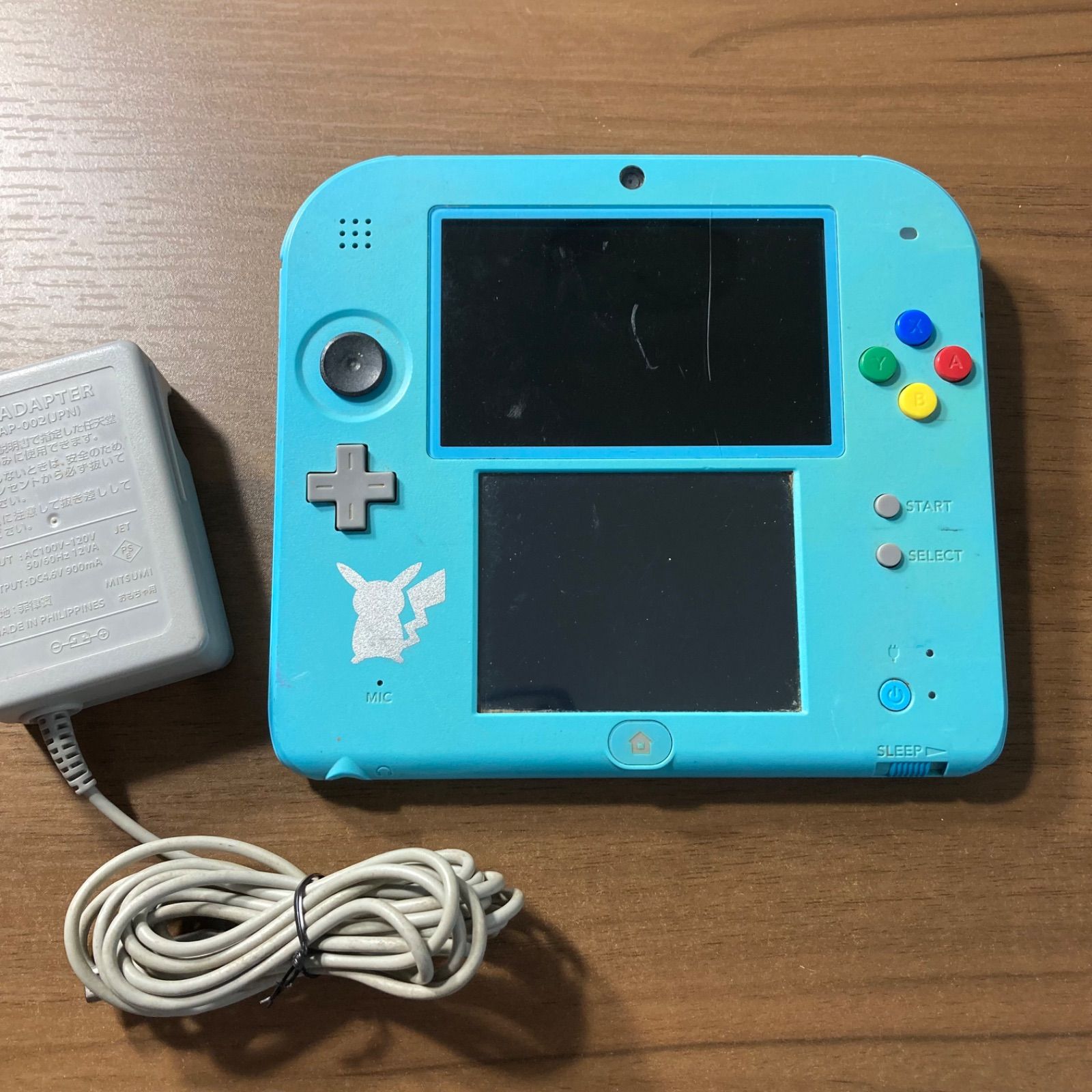 Nintendo 2DS ポケットモンスター サン・ムーン ライトブルー 109-186