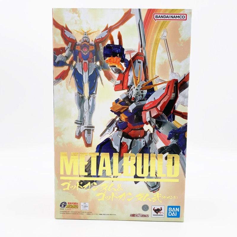 中古美品】 未開封 METAL BUILD ゴッドガンダム＆ゴッドガンダム弐