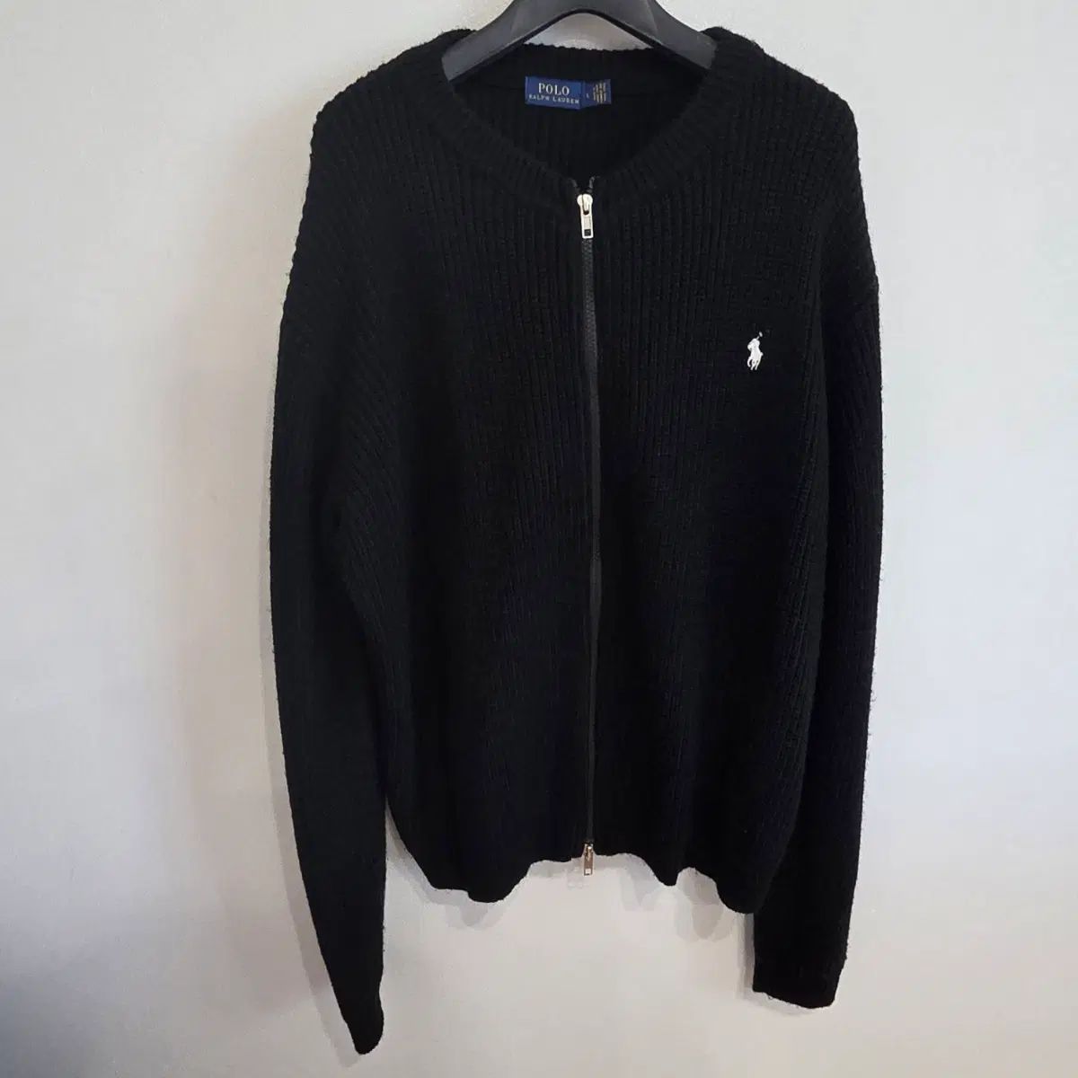ラルフローレン フルジップアップ ニット ジップアップ カーディガン (L サイズ)