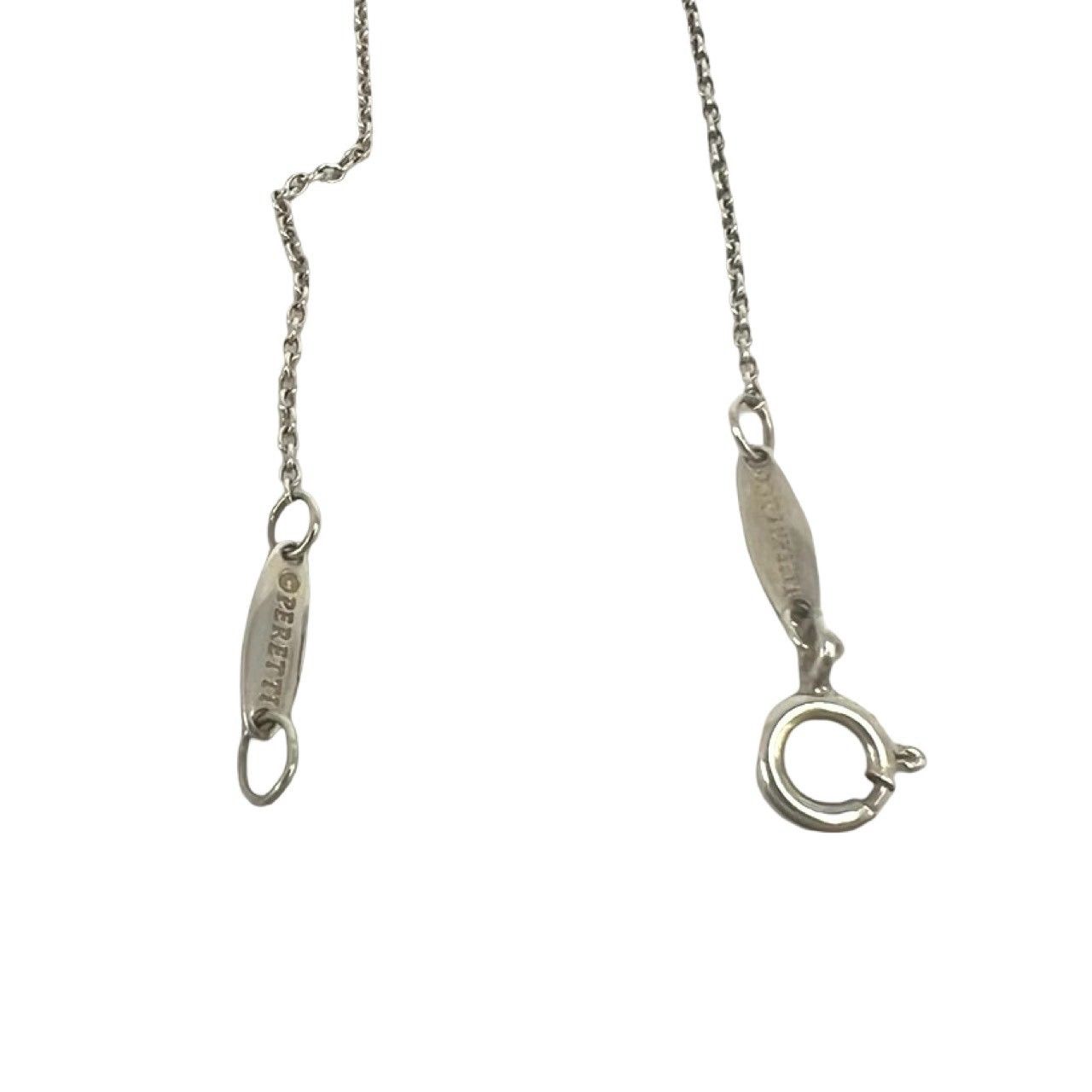 極 美品 TIFFANY&Co. ティファニー バイザヤード ネックレス シルバー