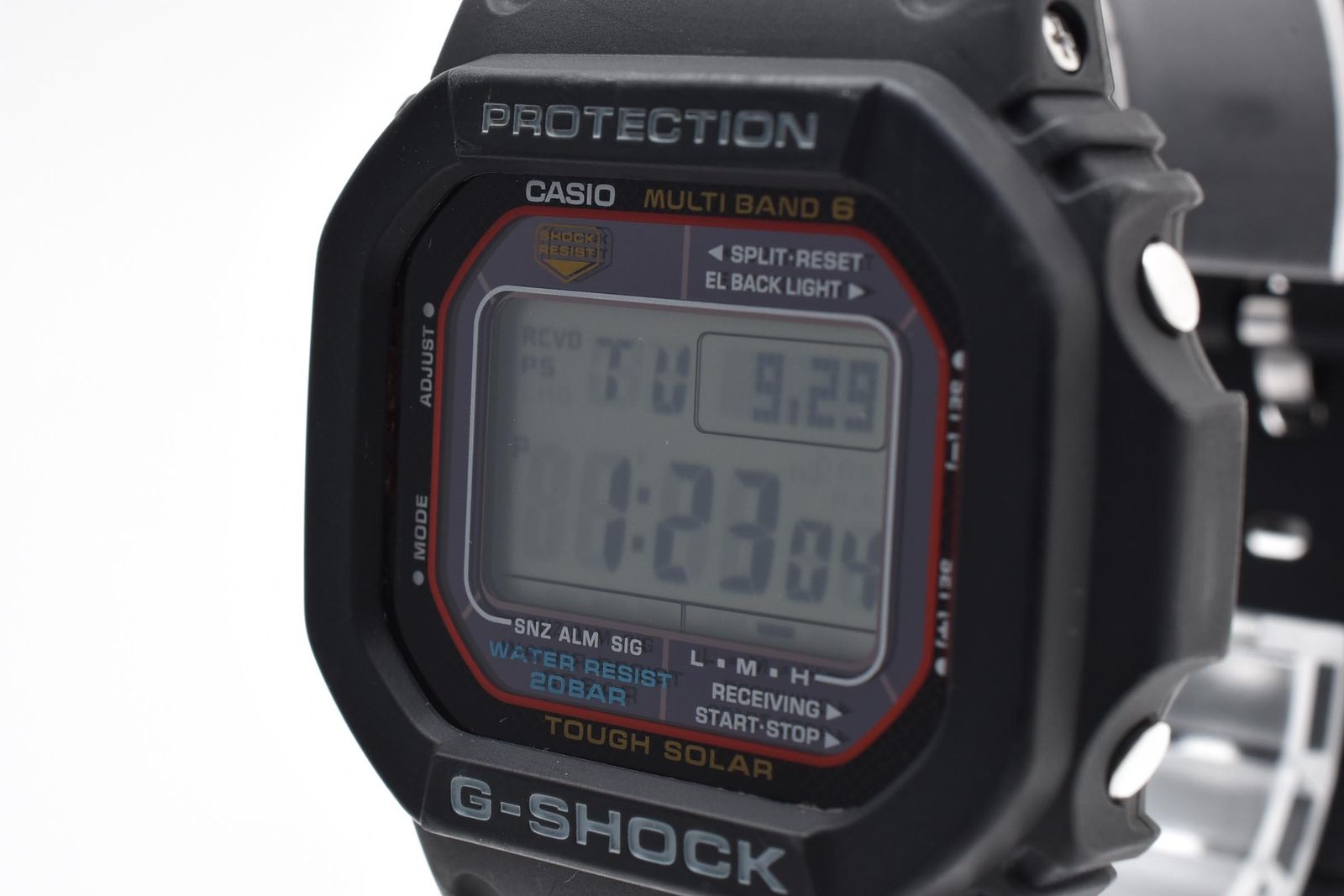 CASIO カシオ GW-M5610 G-Shock Solar Radio-Controlled ブラック 文字盤 樹脂 メンズ 腕時計 稼働品